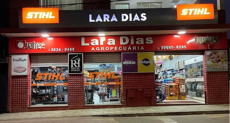 Fachada da Lara Dias Agropecuária